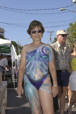 Body Painting 2004 photo - Duval Street, Key West